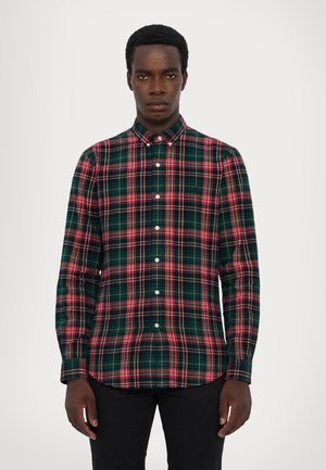 LONG SLEEVED SPORT  - Košeľa - green/red