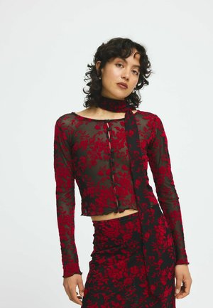 Blouse - multi black