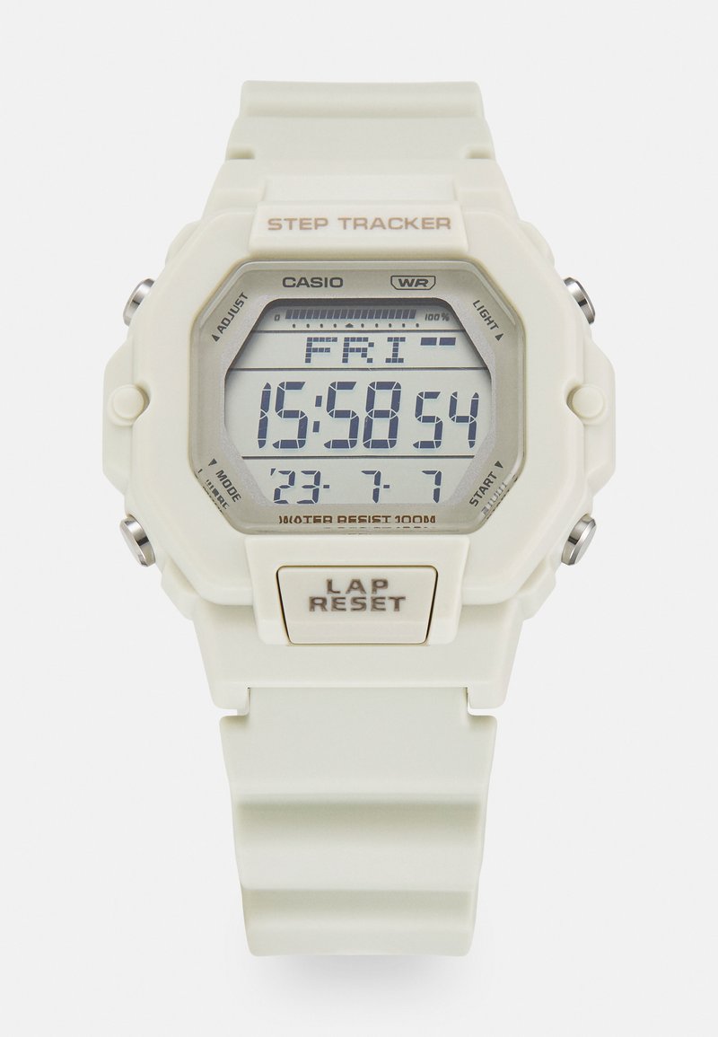 Casio DIGITAL WATCH WITH STEP TRACKER UNISEX - Digitaal horloge - white