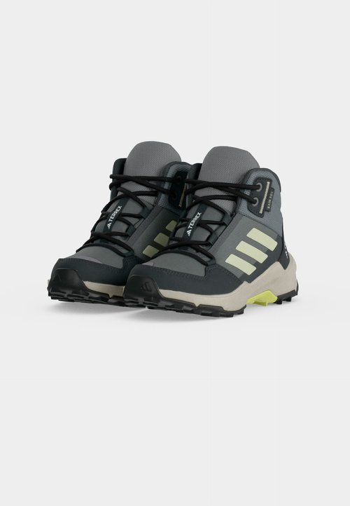 adidas AX4R MID UNISEX - Hiking shoes - grey four/dual yellow/carbon — foto 3