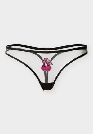 Agent Provocateur PERRI THONG - Thong - black/fuchsia