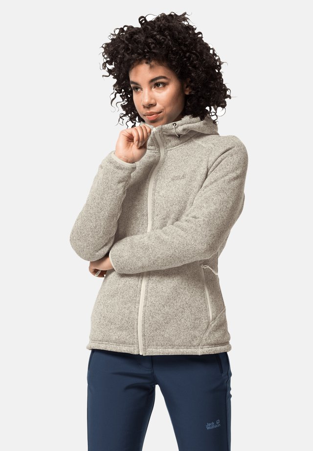 LAKELAND - Fleecejacke - white sand