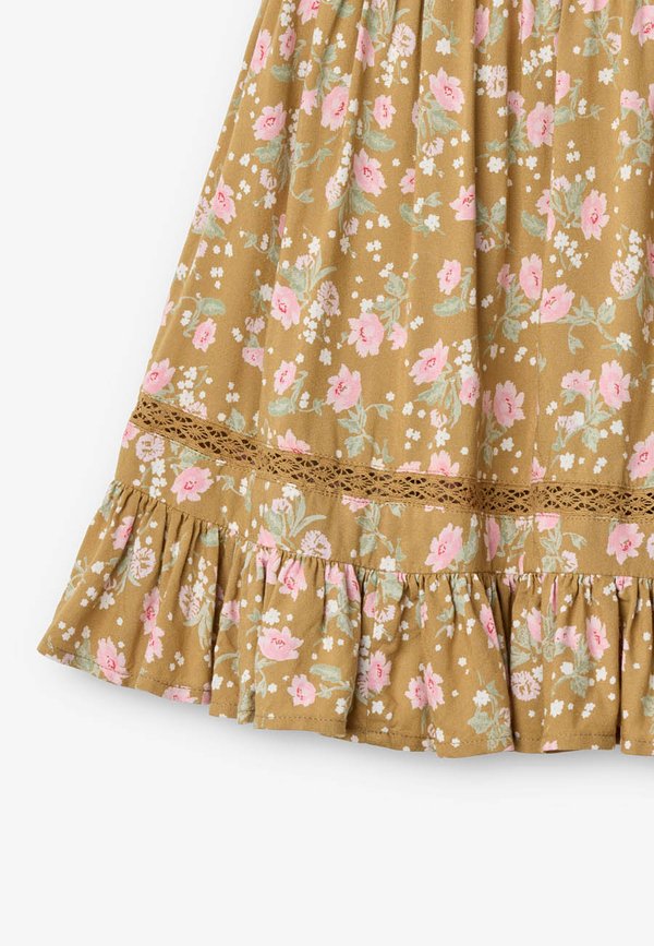 SCARLET - A-line skirt - orange4