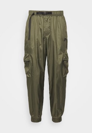 Nike Sportswear TECH WOVEN CARGO - Cargo trousers - cargo khaki/black