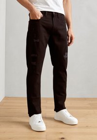 INDICODE JEANS - Slim fit jeans - ultra black Thumbnail Image 1