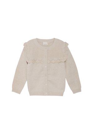 Cardigan - light beige melange