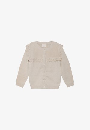 Cardigan - light beige melange