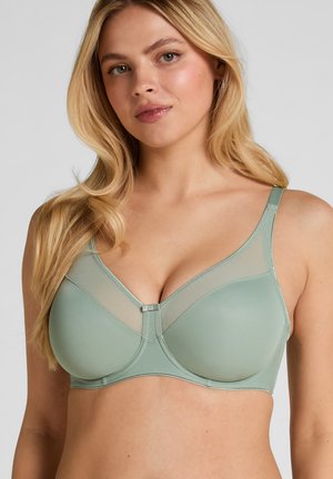 Hunkemöller HUNKEMÖLLER NINA NON-PADDED UNDERWIRED MINIMIZER BRA - Soutien-gorge à armatures - green