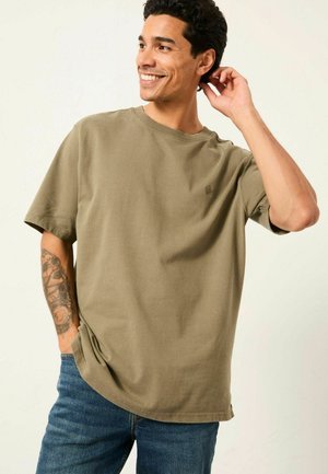 TALL FIT - ARNE HEAVYWEIGHT - T-Shirt basic - green haze