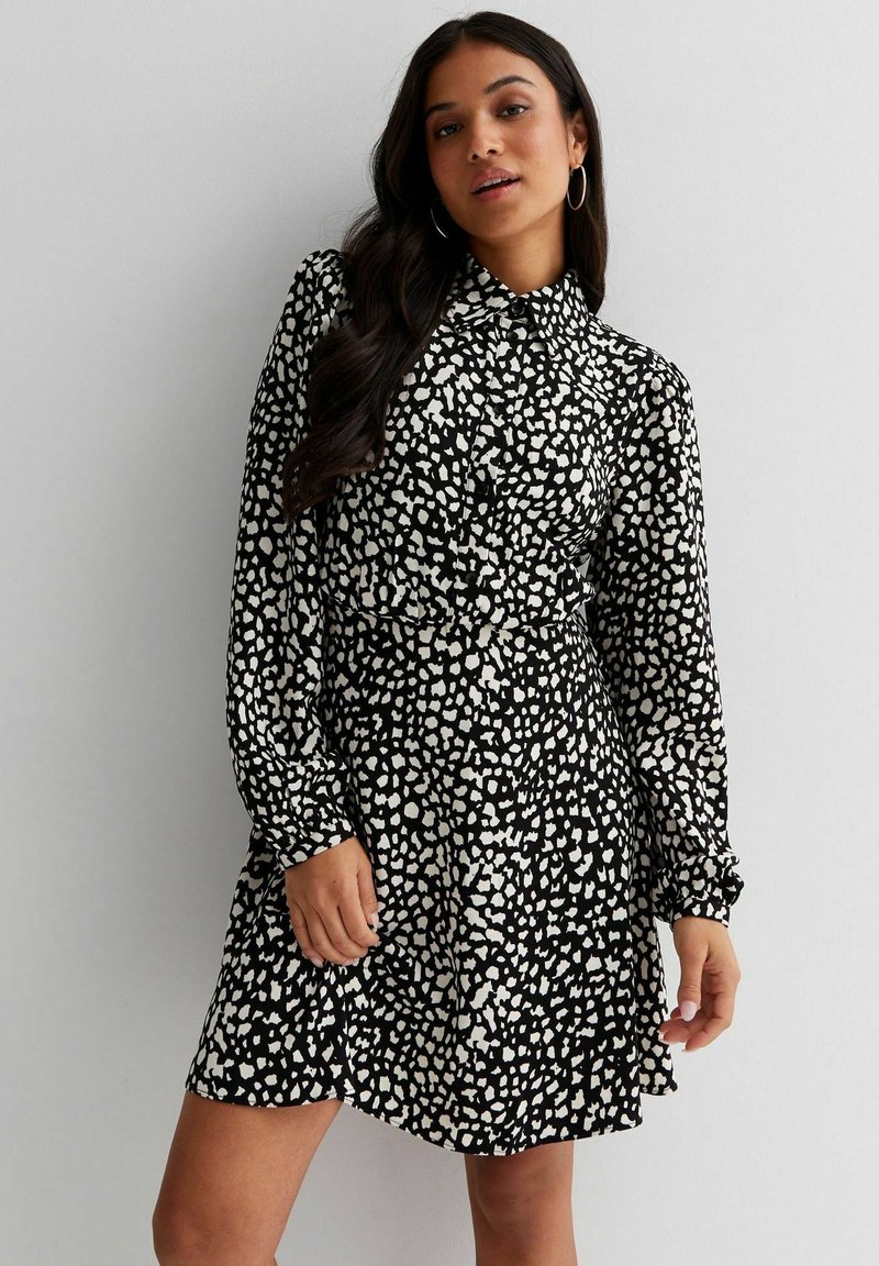 New Look Shirt dress black pattern/multicoloured Zalando.de