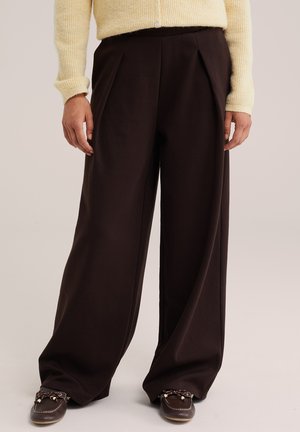 WE Fashion, WE FASHION - Pantaloni - dark brown