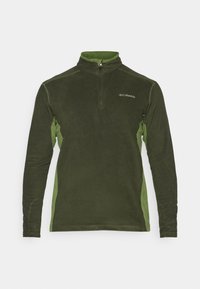 KLAMATH RANGE™ HALF ZIP - Fliisdžemper - greenscape/canteen