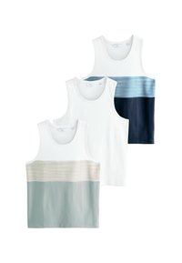 REGULAR FIT - 3 PACK  - Viršus - grey white navy