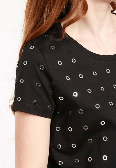 Dondup T-shirt con stampa - black