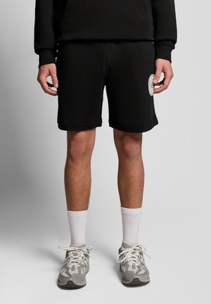 MID BOTTOMS BORDERS LABEL GRAPHIC  - Shorts - z865 jet black