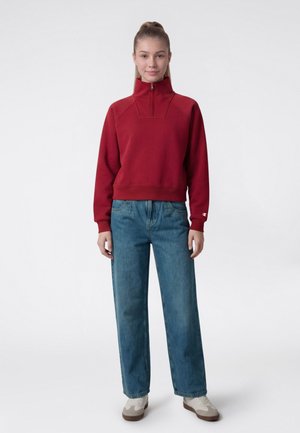 Champion, SPORTWEAR HALF ZIP LOOSE FIT - Sudadera - bordeaux