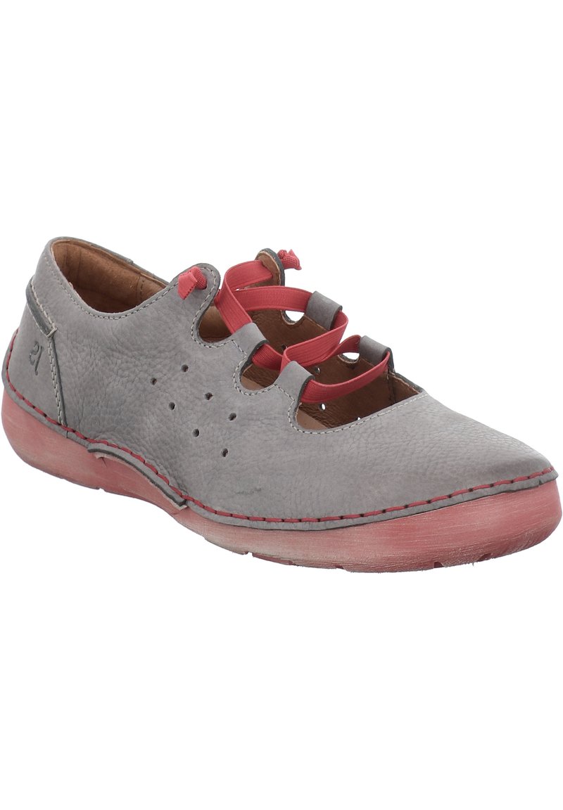 Damen Halbschuhe | Josef Seibel FERGEY Sportlicher Schnürer grau-kombi/grau-meliert - KQ84502 Damen Halbschuhe | Josef Seibel FERGEY Sportlicher Schnürer grau-kombi/grau-meliert - KQ84502