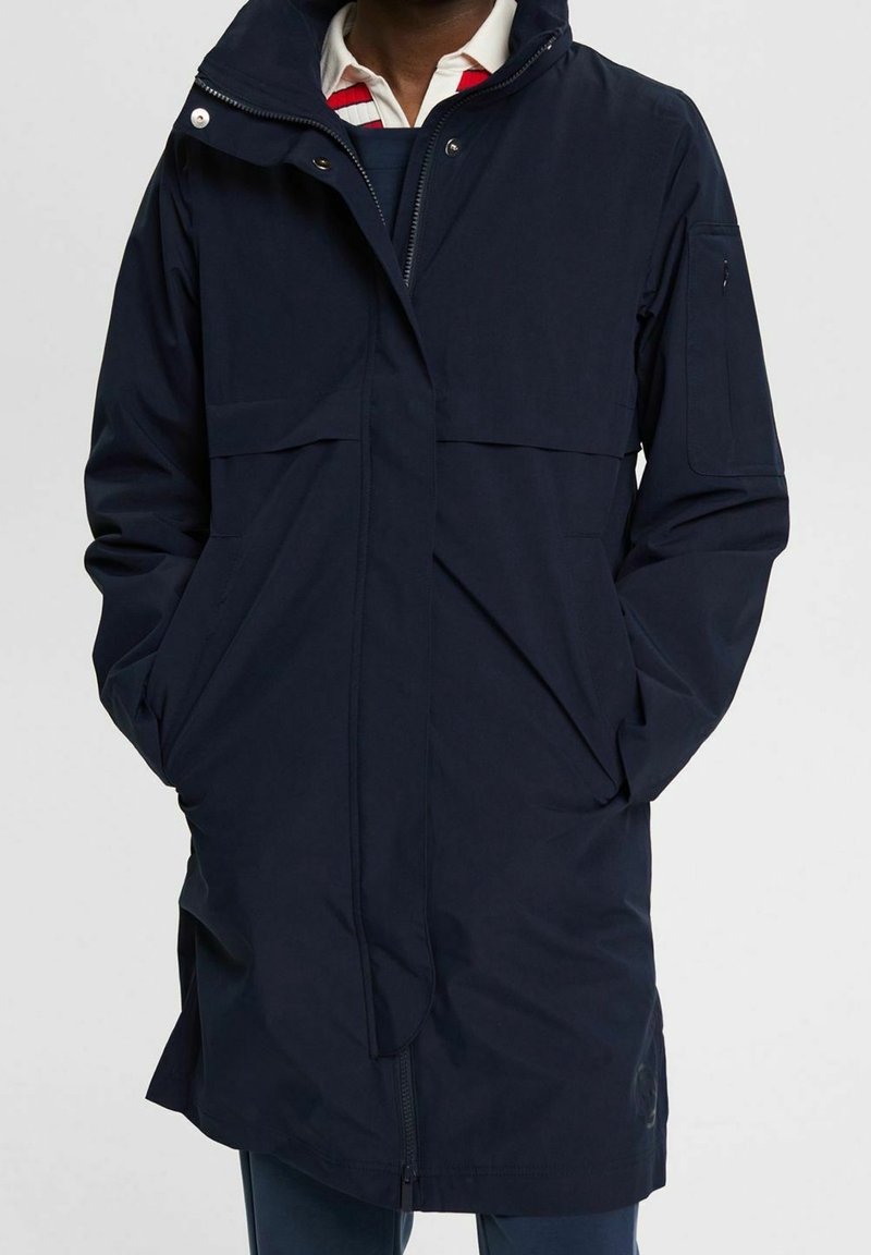 Esprit Collection Parkas - mottled dark blue
