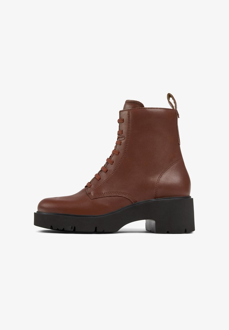 Camper MILAH - Botines con plataforma - mittelrot