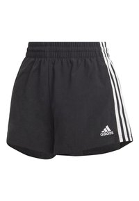 ESSENTIALS STRIPES - Sports shorts - black   white