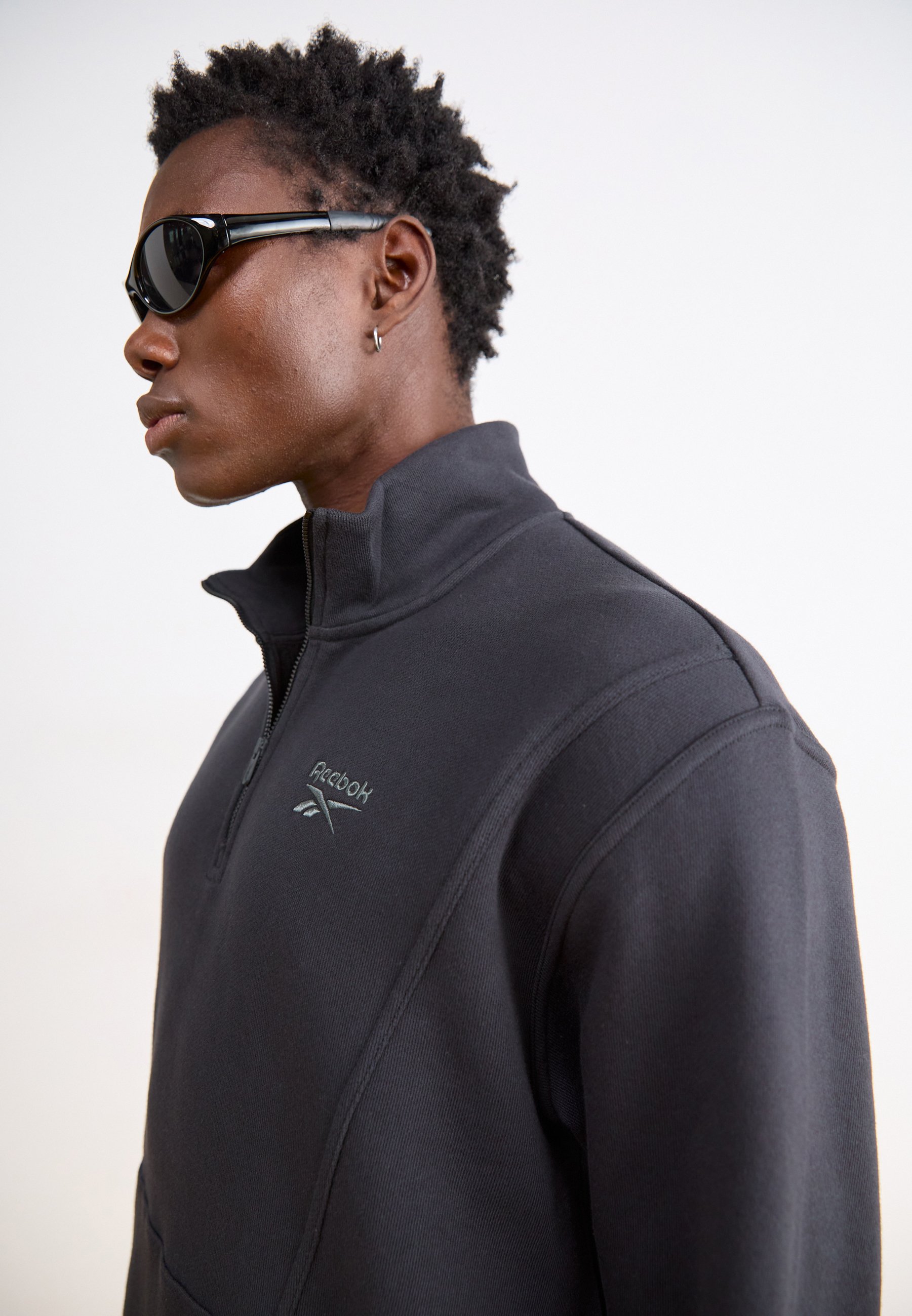 Reebok Classic ICON QUARTER ZIP - Felpa - black/nero - Zalando.it