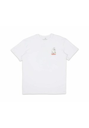 MOOMIN MUUMIPEIKON KUKKA - Printtipaita - white