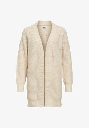 Object, CARDIGAN LONG OPEN - Gilet - humus