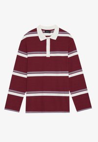Polo shirt - cabernet/blanc de blanc/powder blue