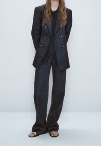 Massimo Dutti Flared jeans - dark blue