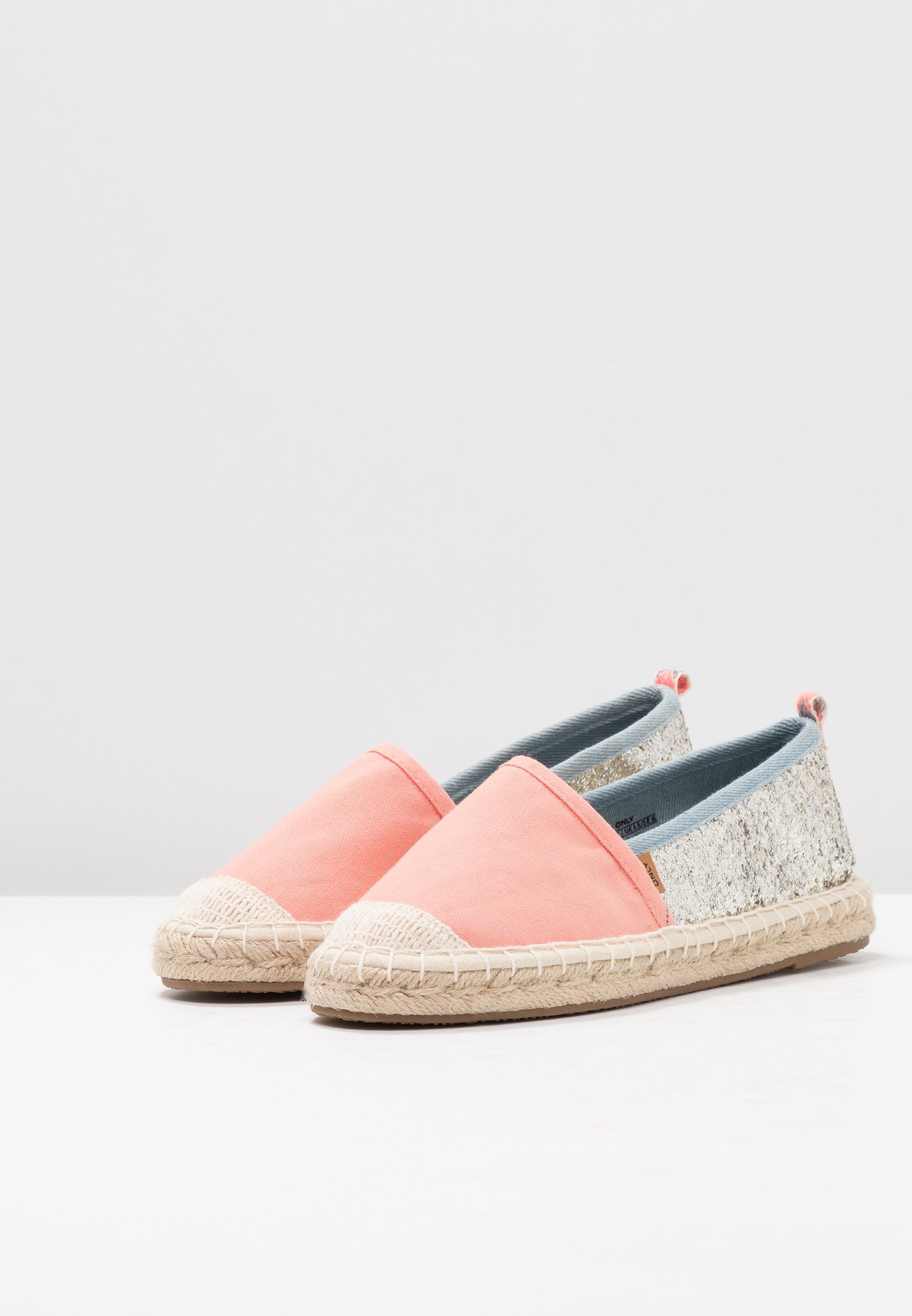 ONLEVA GLITTER Espadrillos peachmulticolor ONLEVA GLITTER Espadrillos peachmulticolor