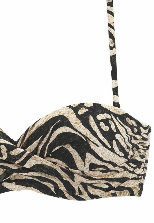 SET - Bikini - braun bedruckt4