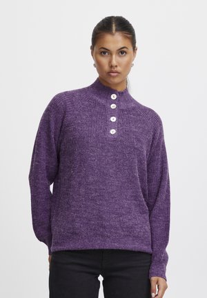 ICHI IHNOVO LS12 - Strickpullover - amaranth purple