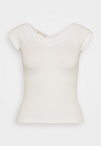 SHANNEN V NECK - T-shirt basique - white