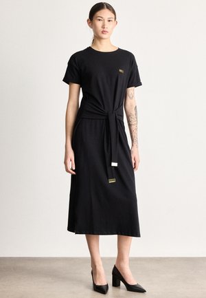WHITSON MIDI DRESS - Φόρεμα από ζέρσεϊ - black