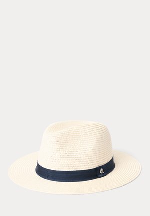 PACKABLE STRAW FEDORA - Sombrero - bone