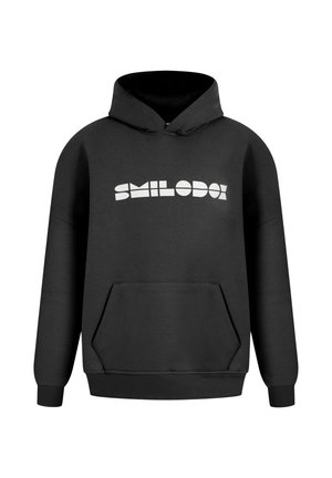 Smilodox LUCIO - UNISEX OVERSIZED - Jersey con capucha - schwarz