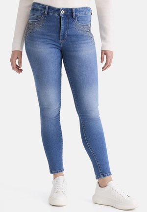 RIO STUDS  - Jeans Skinny Fit - blue denim used