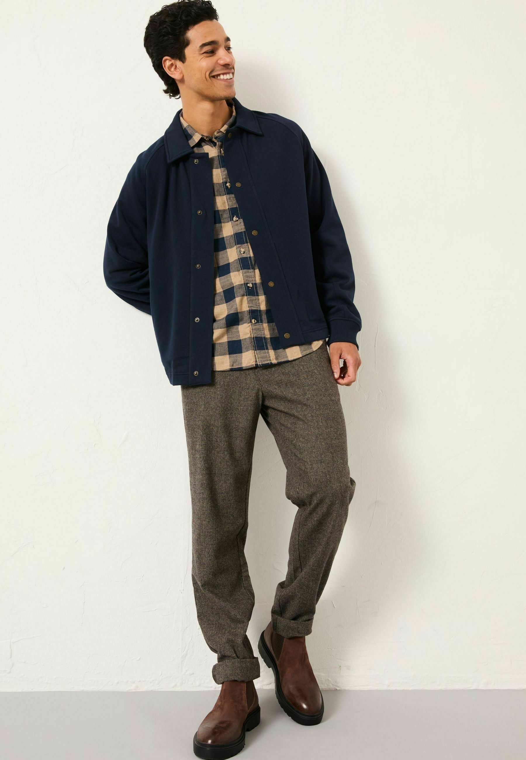 Fat Face REGULAR FIT - HARRINGTON - Zip-up sweatshirt - navy Fat Face REGULAR FIT - HARRINGTON - Zip-up sweatshirt - navy