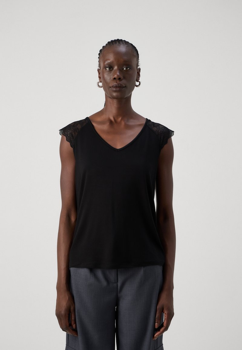 ONLY Tall ONLPETRA MIX  - Potiskana majica - black