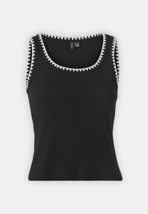 Vero Moda Petite, VMVIOLA TANK - Topp - black/white