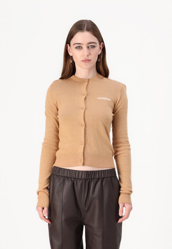 VINNY - Cardigan - classic camel