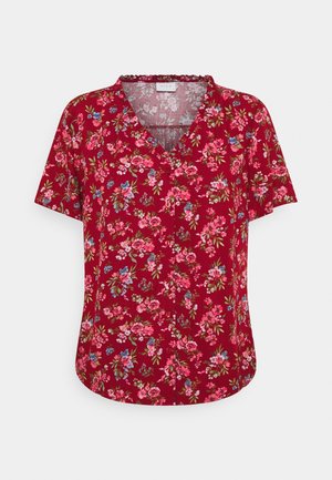 Overhemdblouse - red