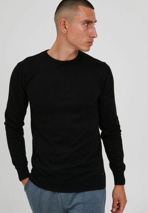 INDICODE JEANS BADAN - Stickad tröja - black