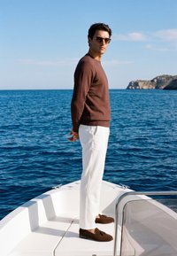 INDICODE JEANS Pullover - seal brown