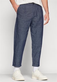 Selected Homme Tygbyxor - dark blue