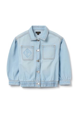 WITH POCKETS AND LOGO EMBROIDERY - Chaqueta vaquera - light wash