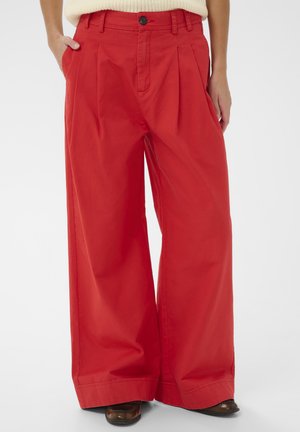 PARKER - Hlače - valiant poppy