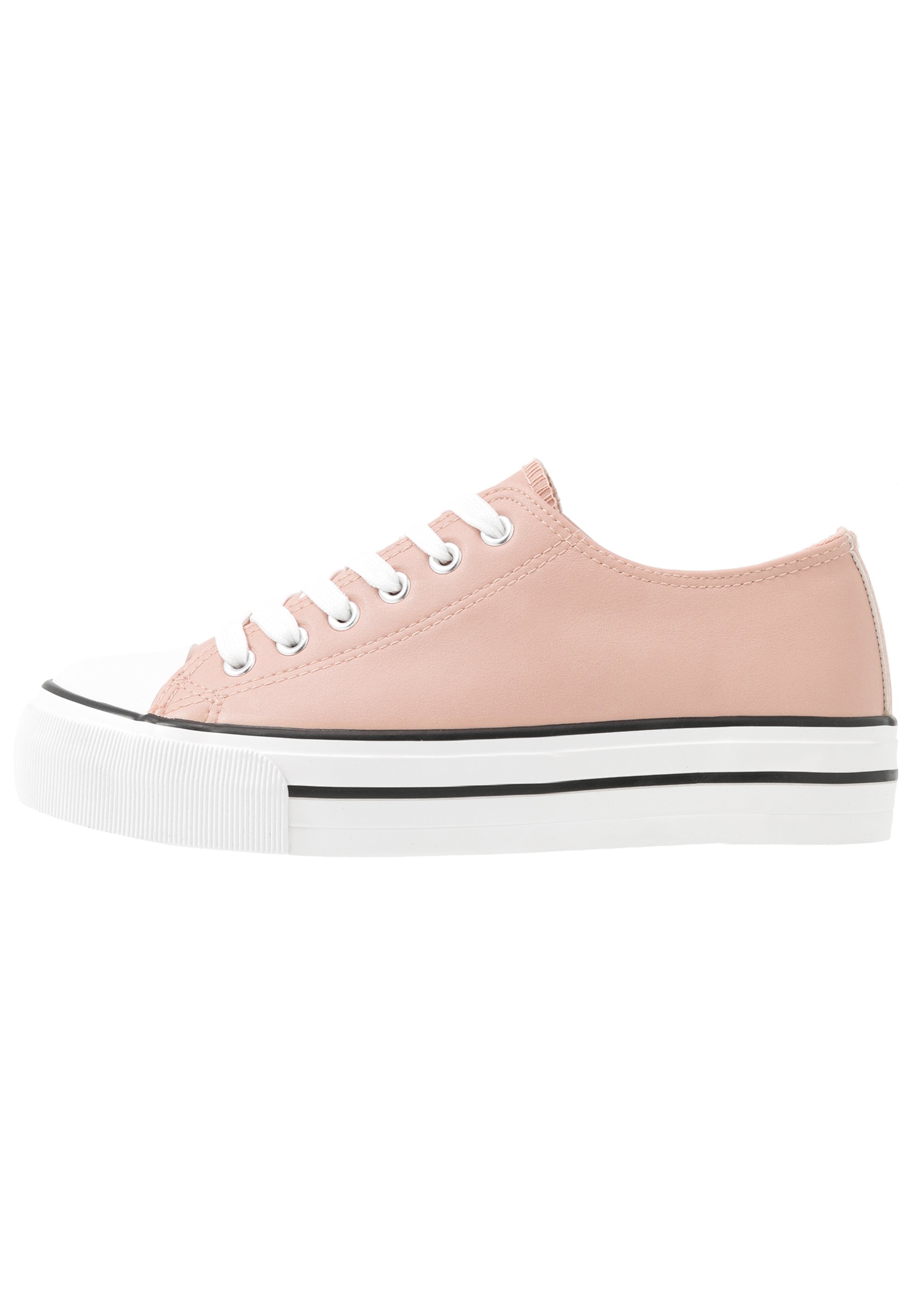 blush coloured trainers