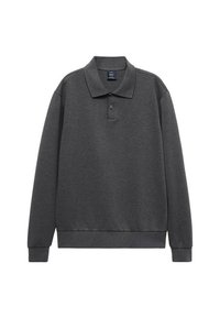Collegepaita - mottled dark grey