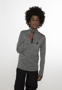 Protest Suéter de forro polar - dark grey melee